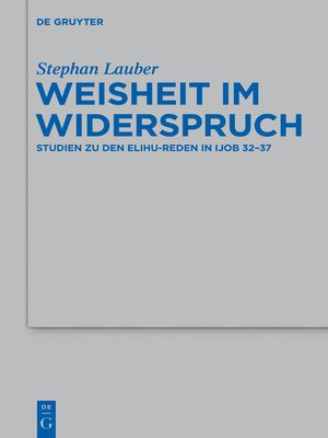 cover image of Weisheit im Widerspruch